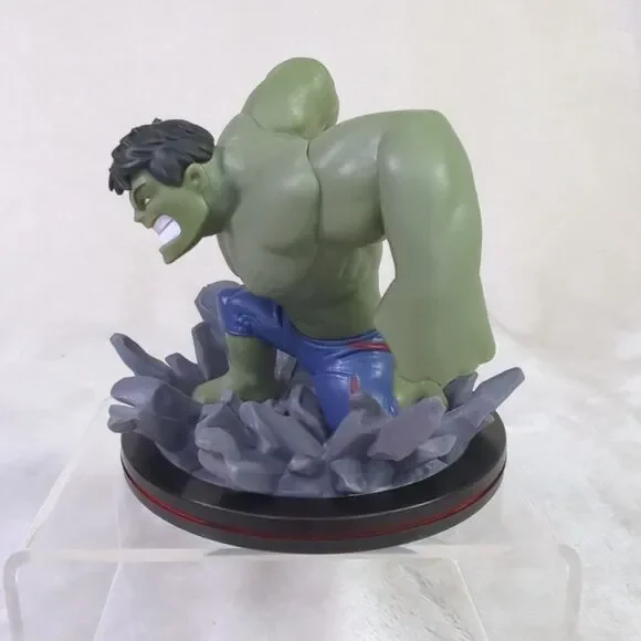 The Hulk Q Fig Marvel Avengers Age Of Ultron Action Figure On Stand 2016 Qmx - Picture 2 of 7